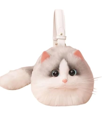 Amazon.co.jp: Giawkca 猫 リアル 本物そっくり ぬいぐるみ バッグ